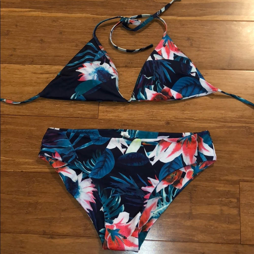 Cute floral bikini
